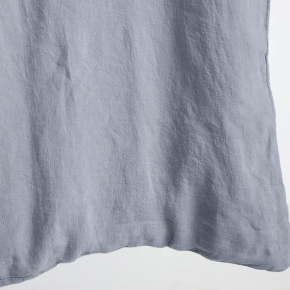 Anthropologie King Sized Soft Washed 100% Linen Duvet Cover and Shams - Picture 3 of 6